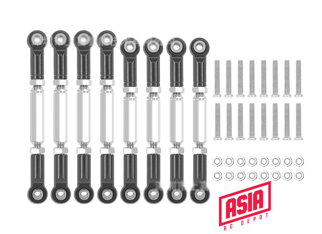 Adjustable Chassis Linkages for WPL C Series Beefy Version Asia RC Depot